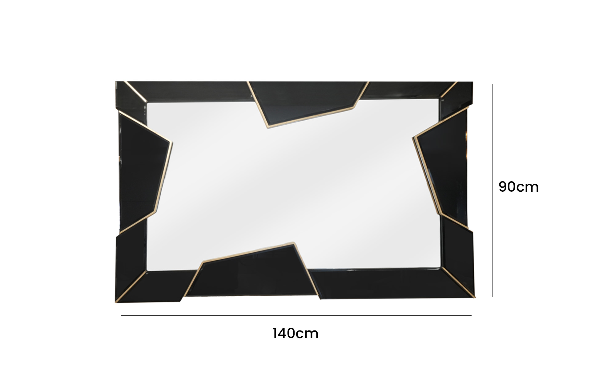 Home Decor 03-110322 Mirror Front View Size