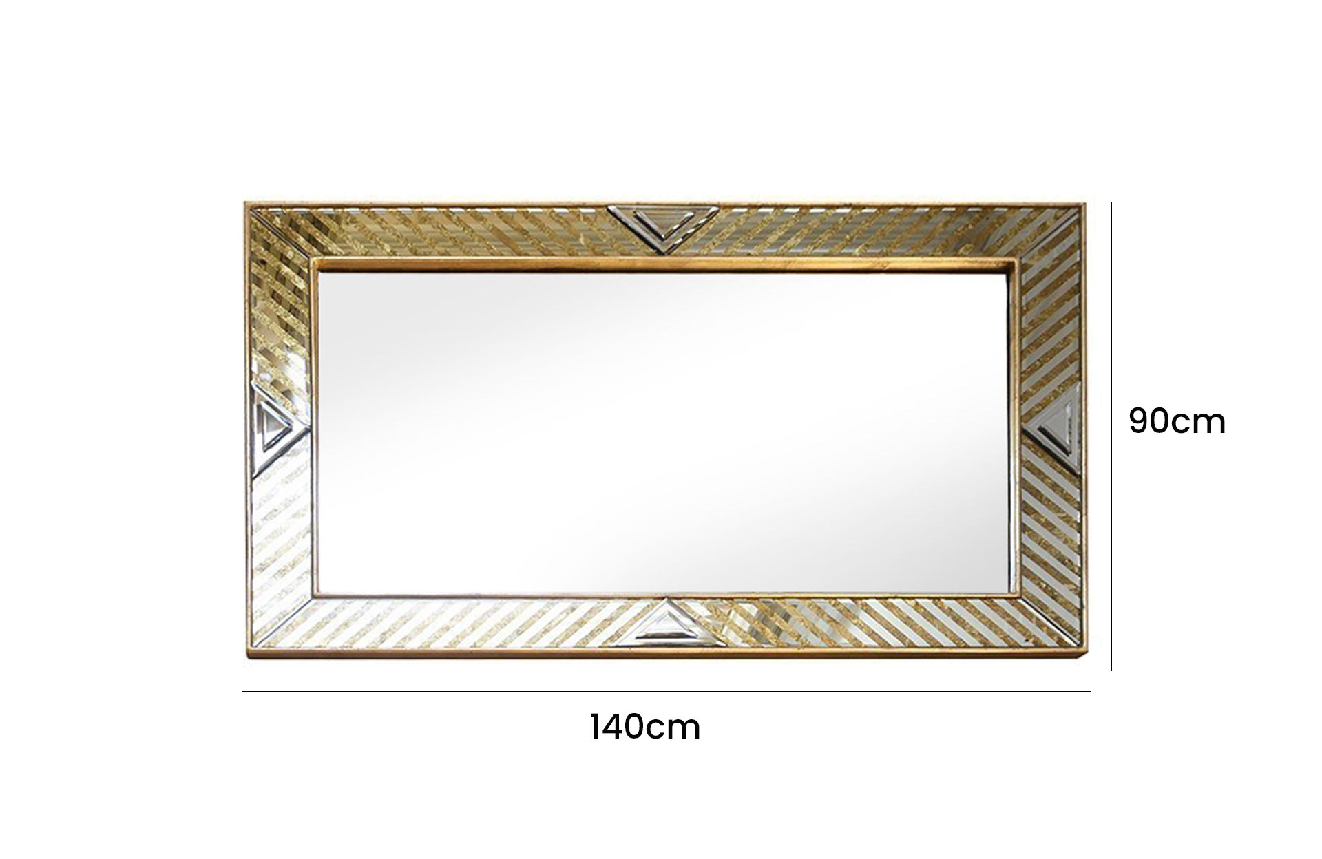 Home Decor 07-110322 Mirror Front View Size