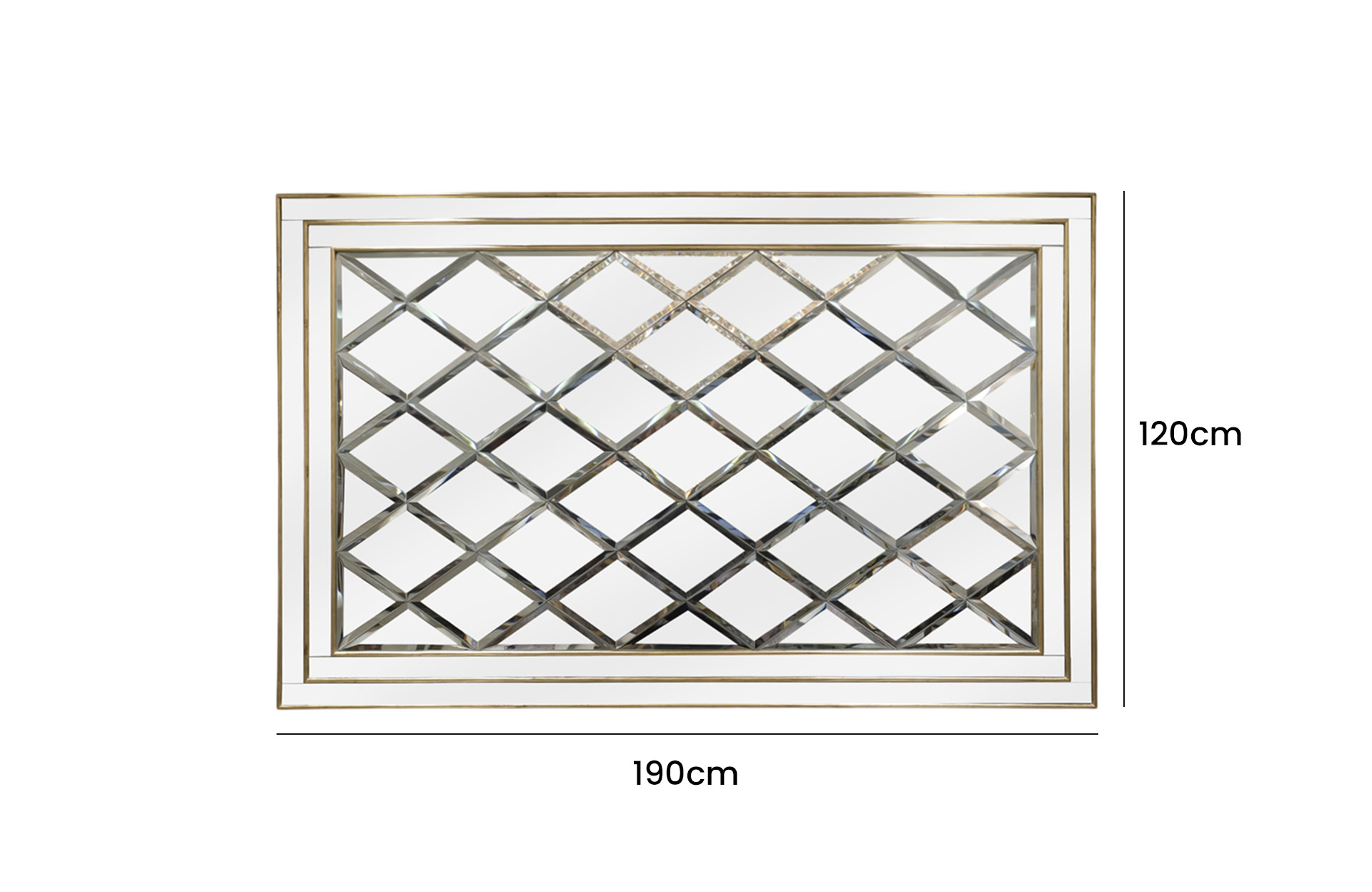 Home Decor 1121819 Mirror Front View Size