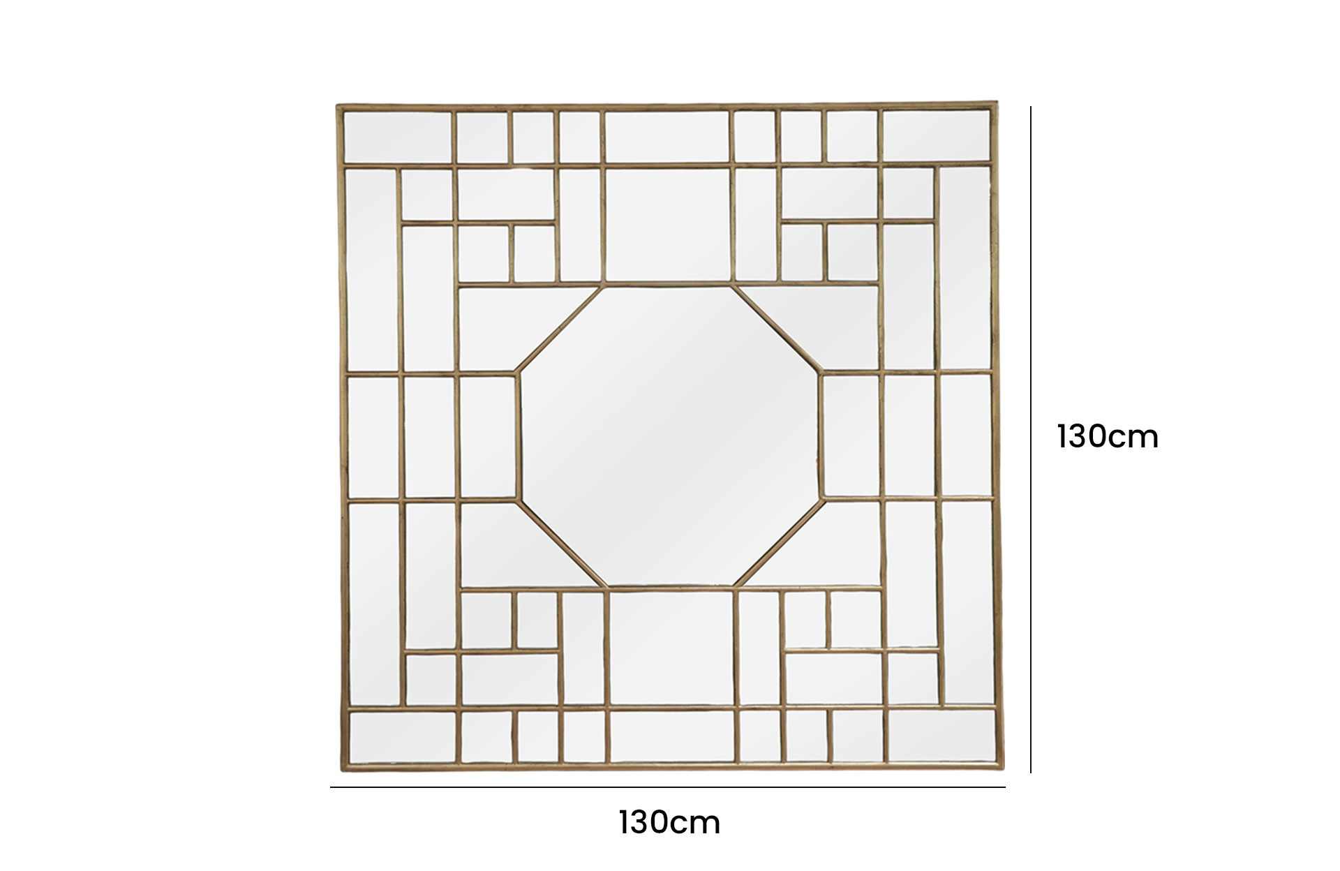 Home Decor 14-110322 Mirror Front View Size