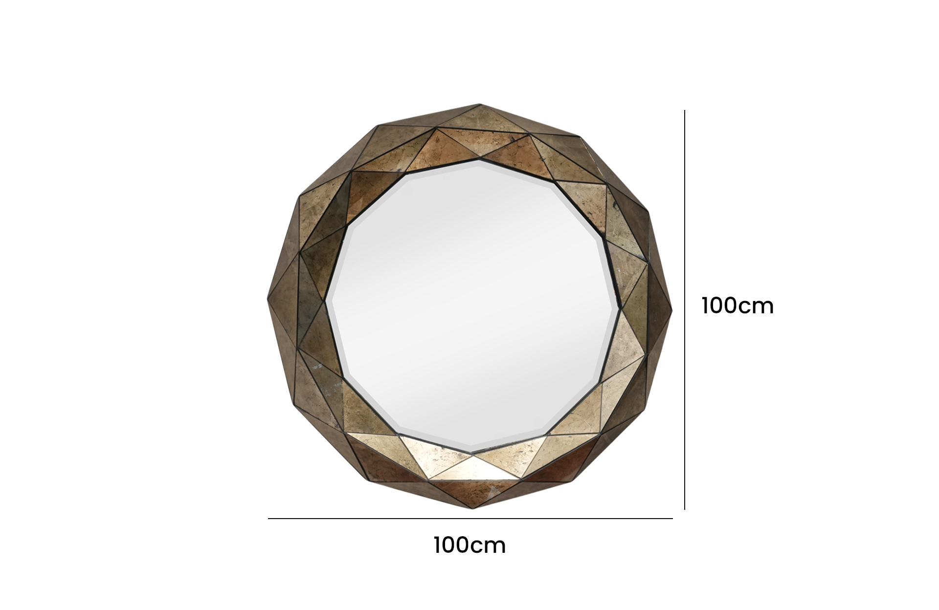 Home Decor 2502202012 Mirror Front View Size