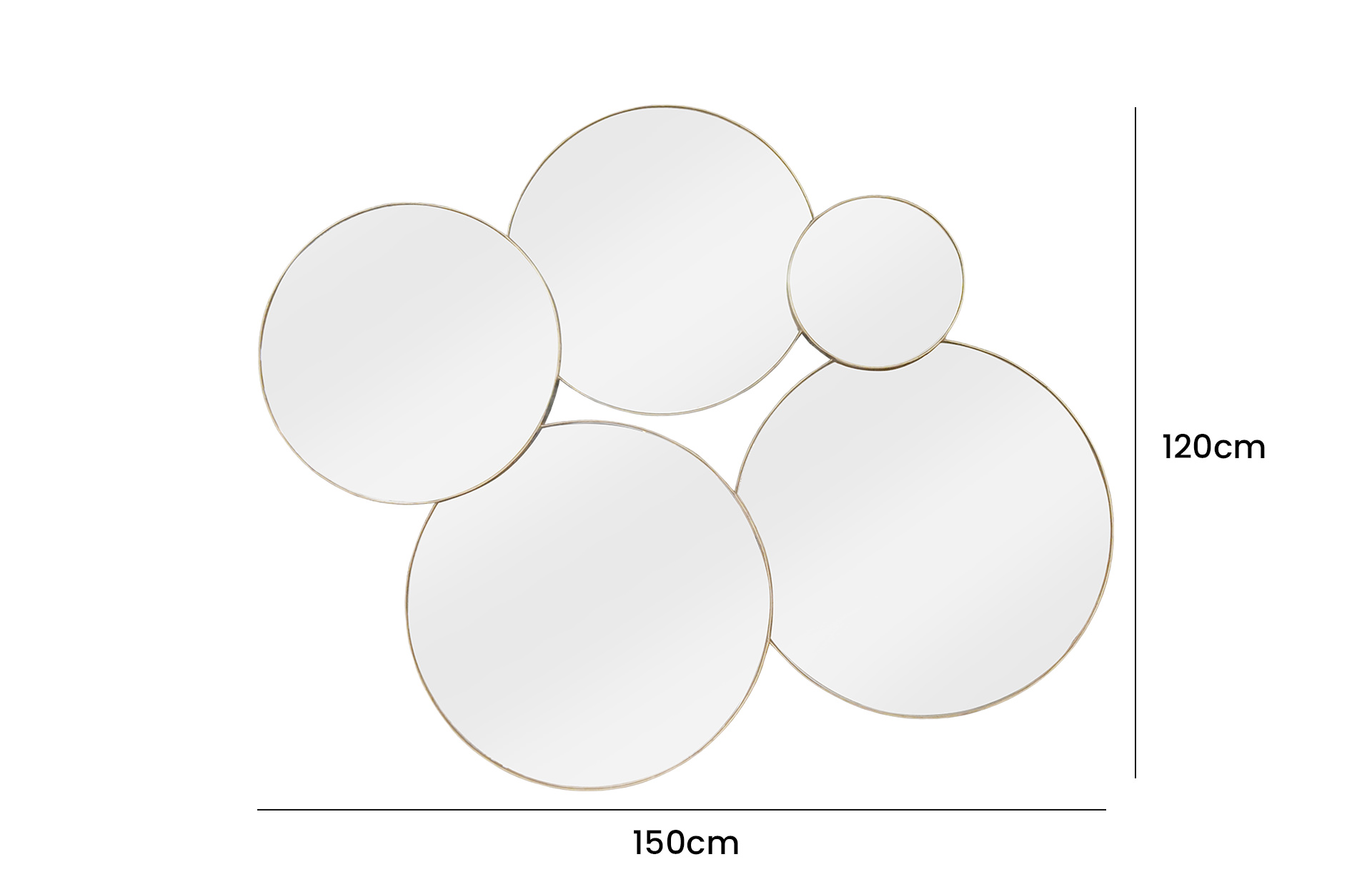 Home Decor 2502202013 Mirror Front View Size