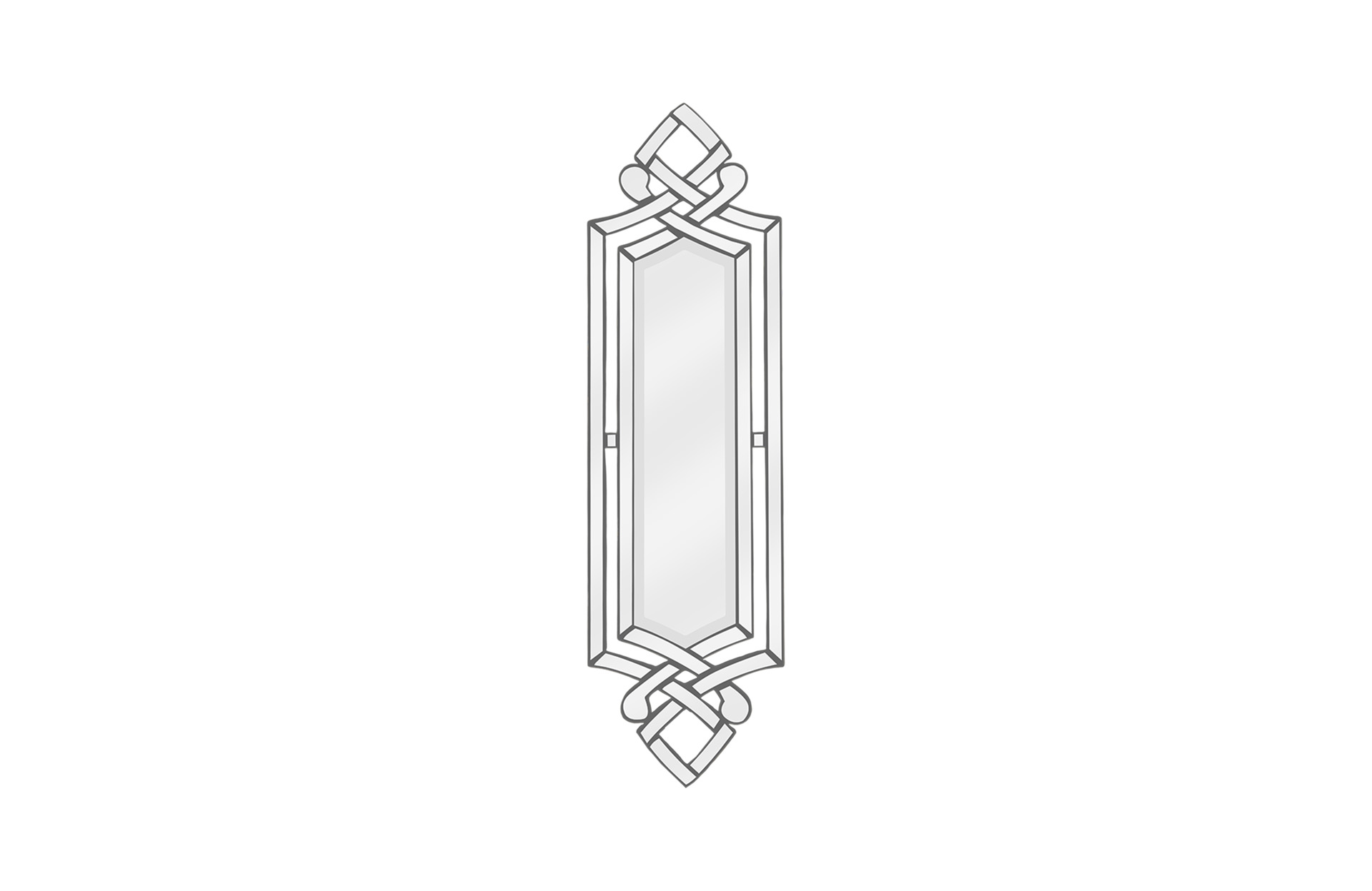 Home Decor 2502202014 Mirror Front View