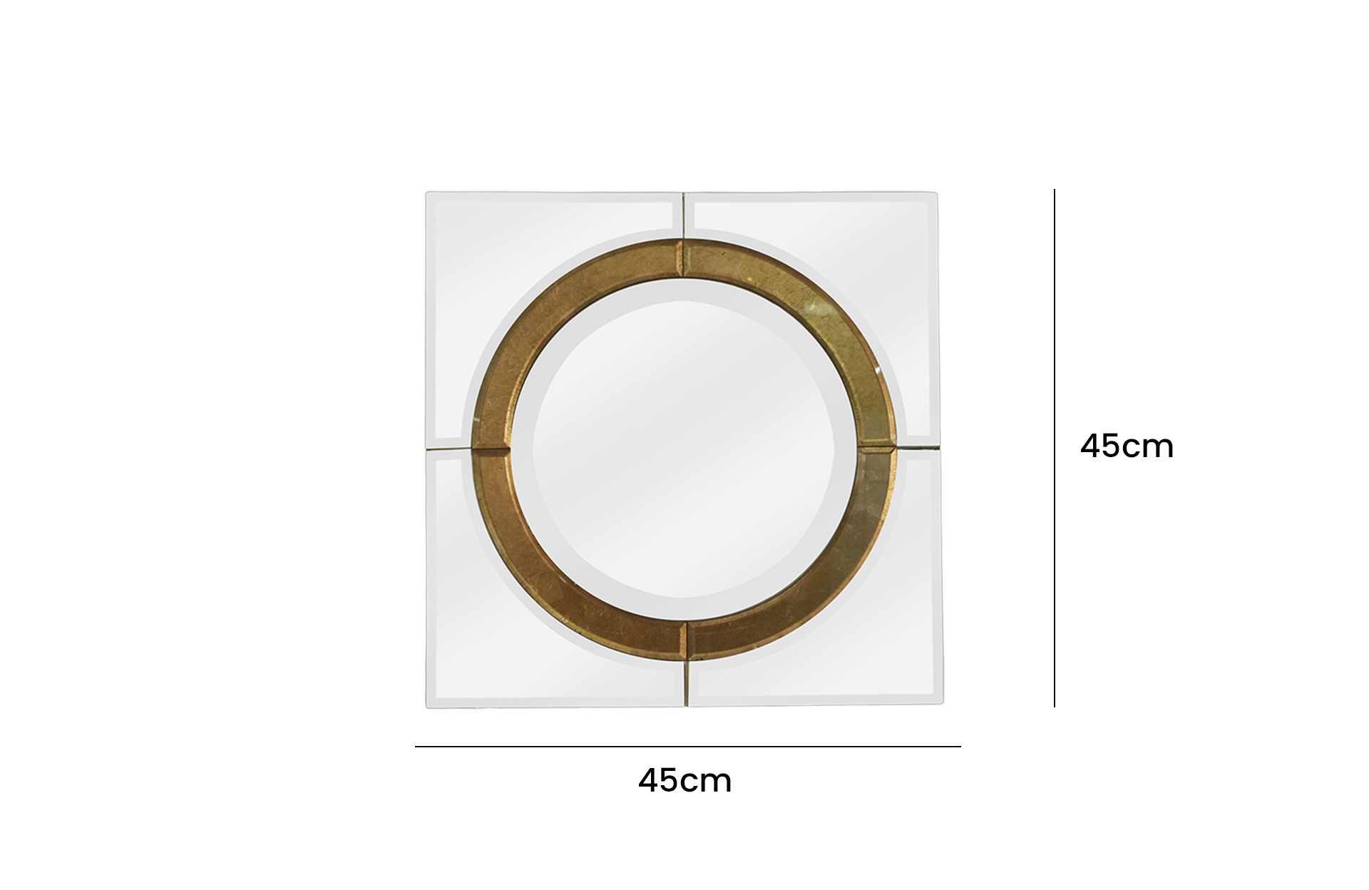 Home Decor 3107202119 Mirror Front View Size