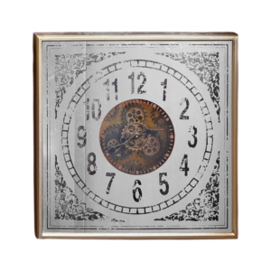 Home Decor Gear Clock 48064 Front View