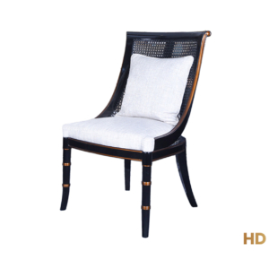 Home Decor Armchair Carol Rattan Chair Side View
