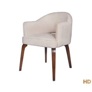 A modern three-seater sofa in a rich navy blue fabric, featuring clean lines, tapered wooden legs, and styled with decorative cushions in a sunlit contemporary living room. A perfect centerpiece for any modern Indonesian home.