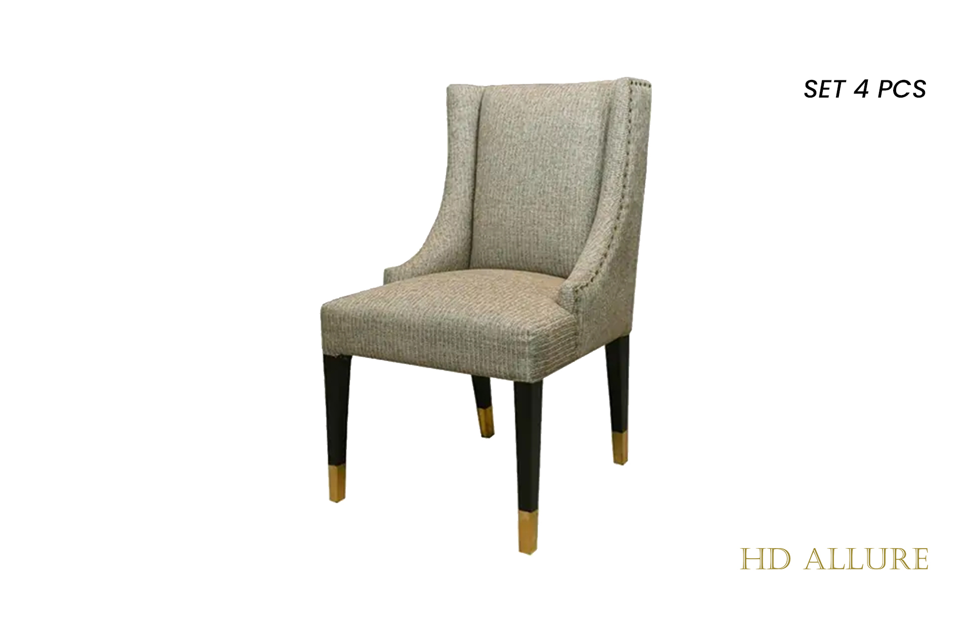 Home Decor DC2221002 Romania Dining Chair Side View