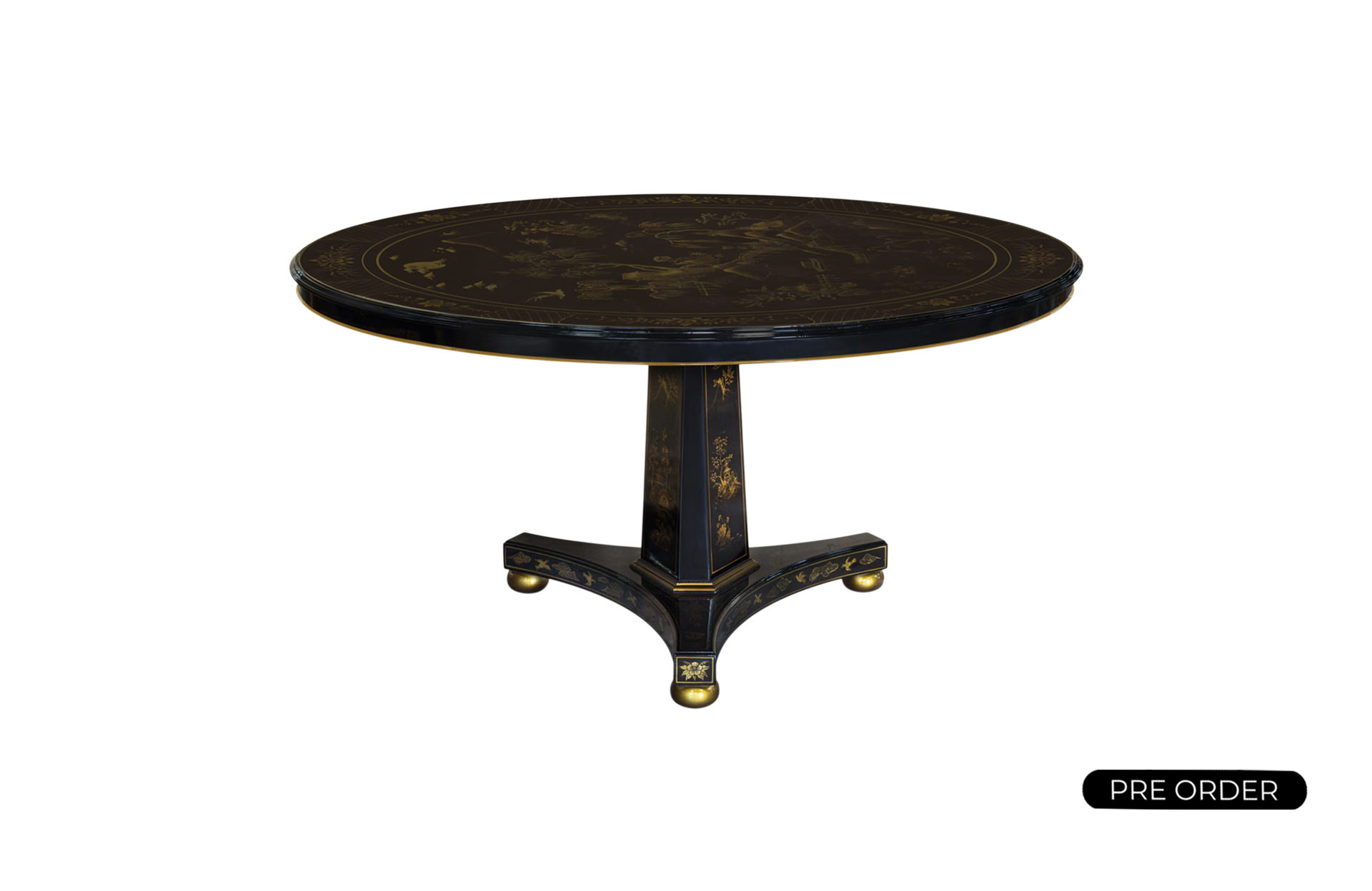 Home Decor Dining Table Dumont Chinoiserie 34116 Pre Order