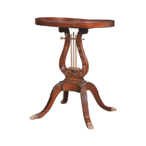 Home Decor Lamp Table Lyre 12582 Side View