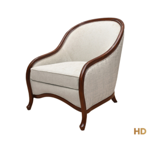 Home Decor Armchair One Seater Courbe 34499 Willow Side View
