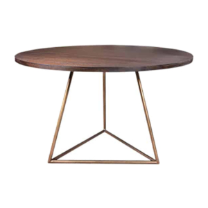 Home Decor Prisme Round Dinning Table Front View