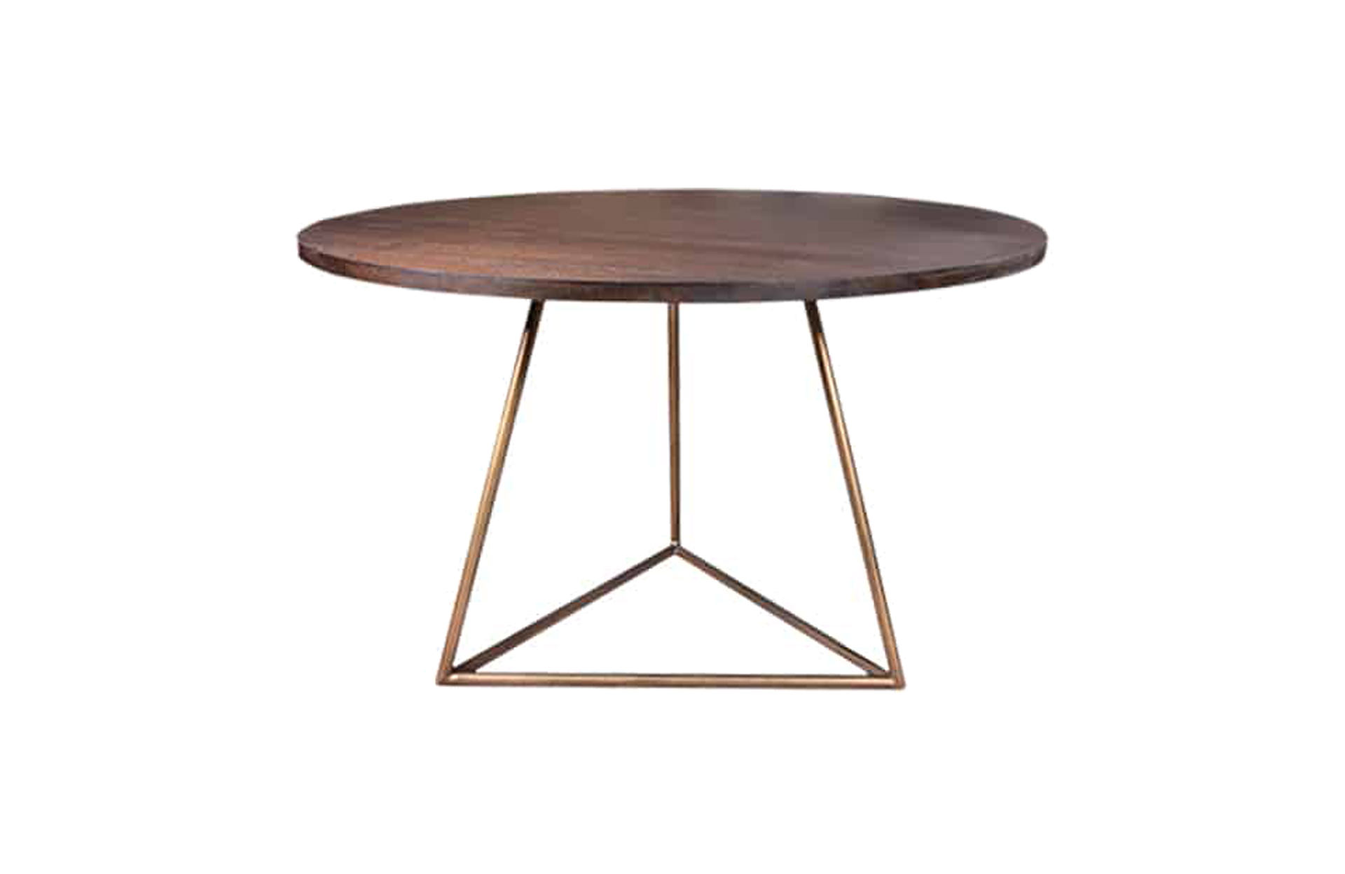 Home Decor Prisme Round Dinning Table Front View