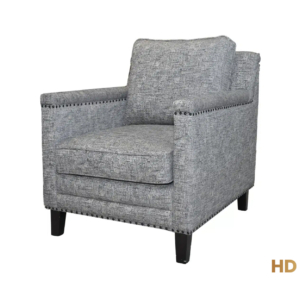Home Decor Armchair Single Barel M 11268-12 Side View