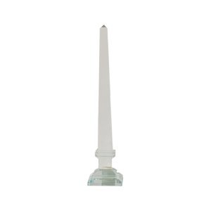 Clear Glass Obelisk AV75477