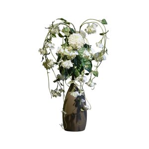 Terracotta Vase With Bougainvilla