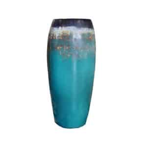 Green Wooden Vas