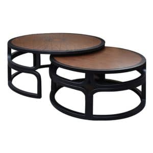 Home Decor Gascoin Coffee Table GA210 ( BLACK ) Side View