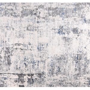 Home Decor Rectangle Carpet Viscose 5022 Gray Blue (200X300) Front View