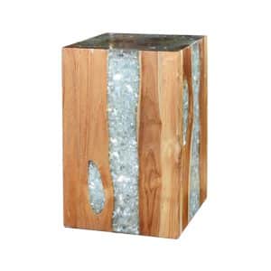 Hallow Stool Silver