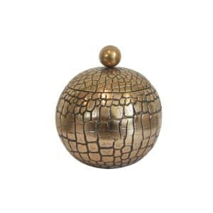 Crocodile Texture Pot LB78223-Gold
