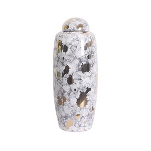 FA-D2022A Golden grain ceramic Jar-A