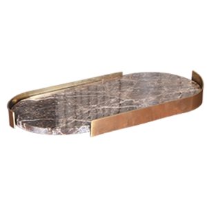 FB-T2019A Brown Marbel tray-A