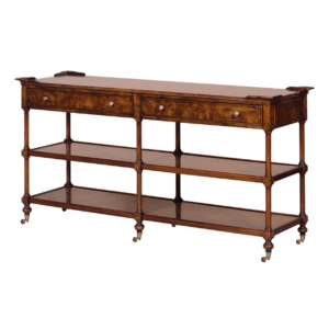 Home Decor Rectangular End Table Marvin 33681BS Side View 1