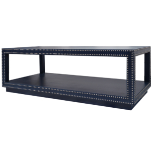 Home Decor Mclevin Wrapped Rectangular Coffee Table Side View