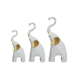 Resin Craft Ornament MK004 C White (3 Perset)