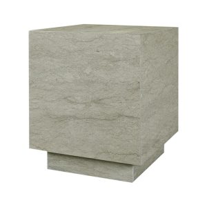 Travertine Side Table