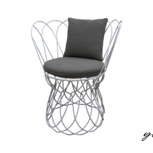 Home Decor Chair Hand Small White Side View