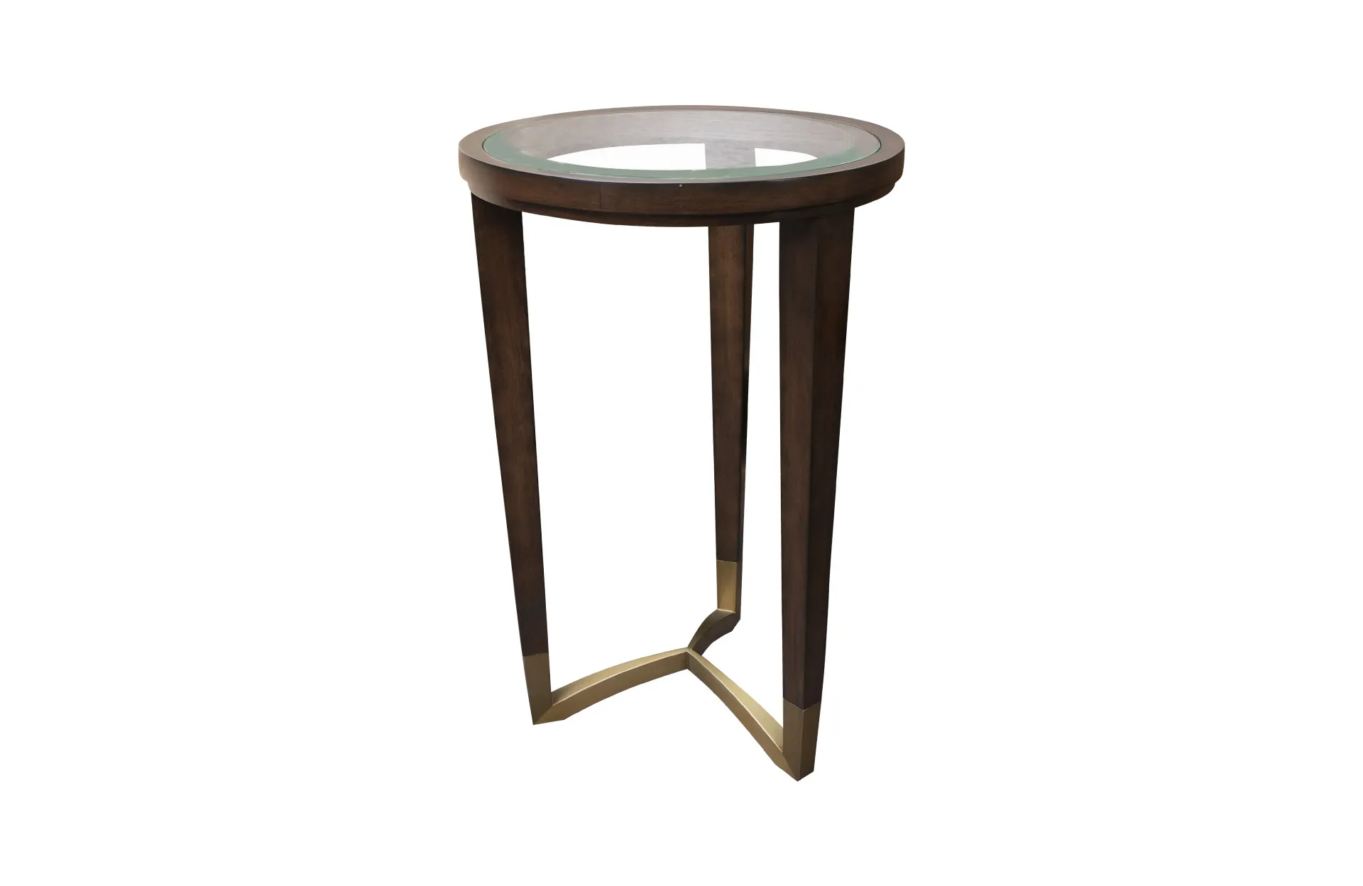 Home Decor Lyric Chairside Table Side View