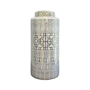 Home Decor Vase & Ceramic Jars Porcelain Design 12(L) Front View