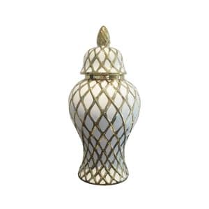 Home Decor Vase Ceramic Jars Porcelain Design 23(L) Front View