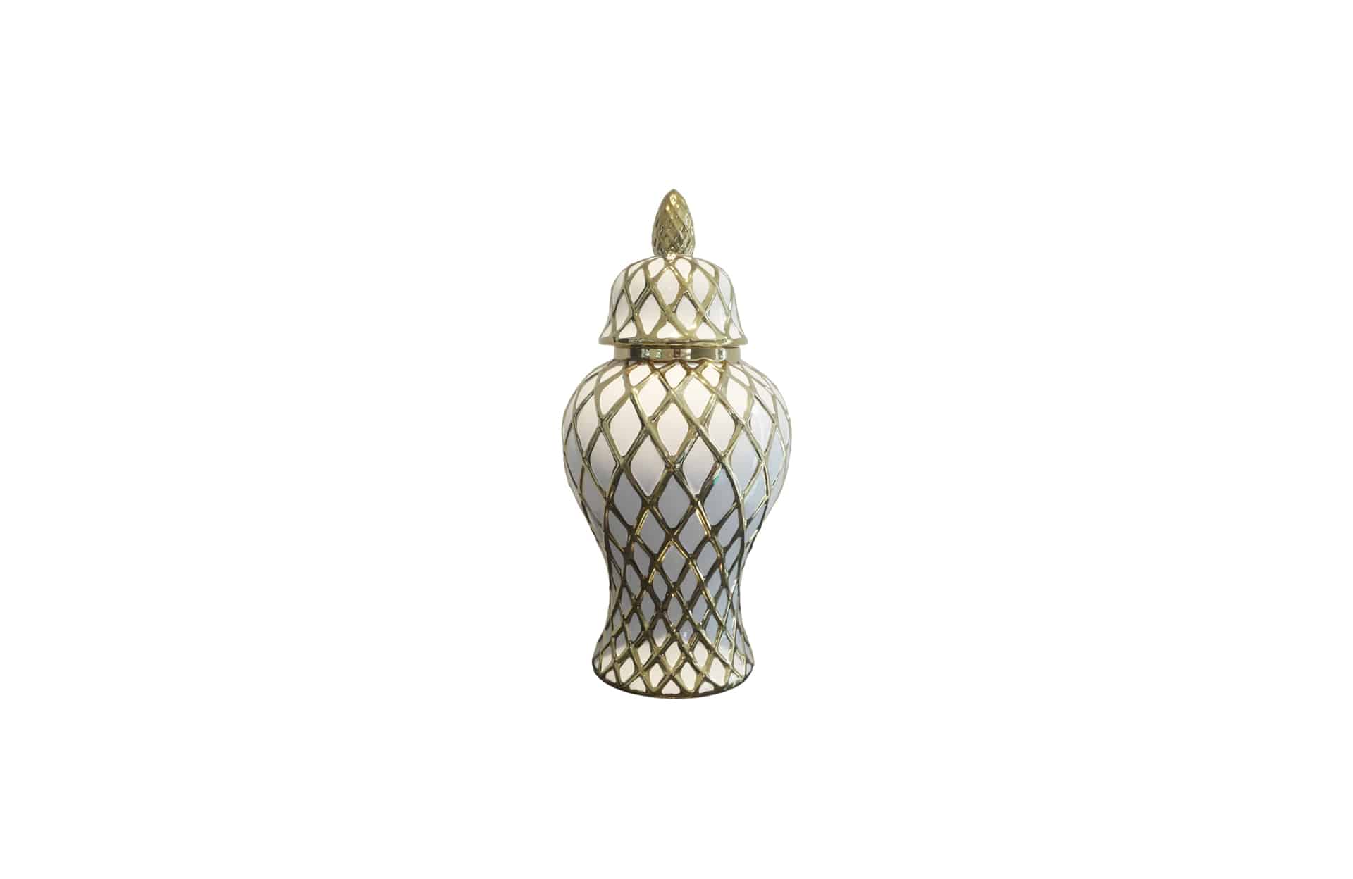 Home Decor Vase & Ceramic Jars Porcelain Design 23(S) Front View
