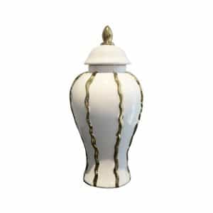 Home Decor Vase & Ceramic Jars Porcelain Design 6(L) Front View