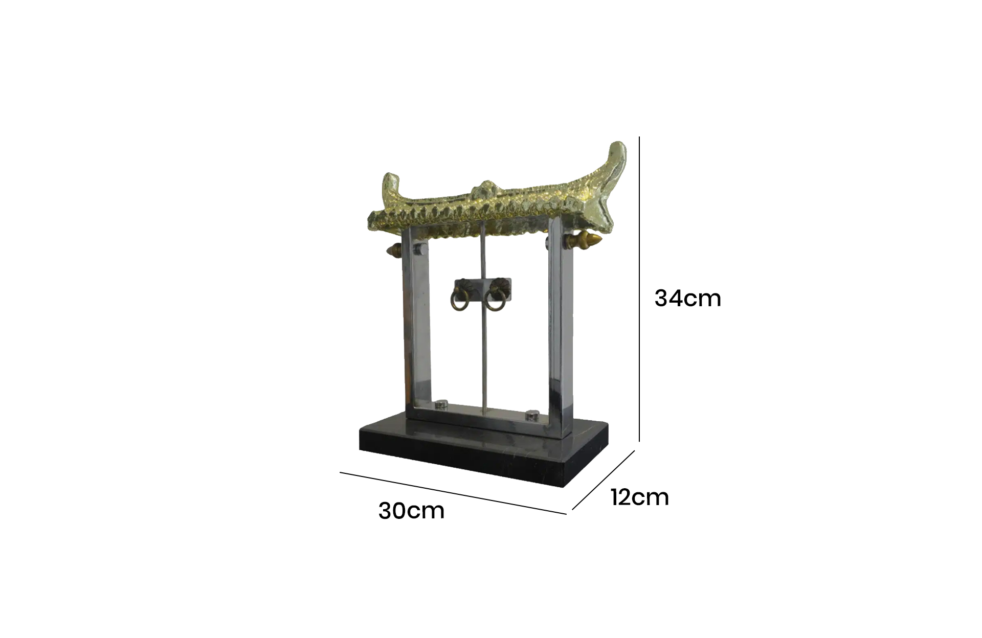 Home Decor Decoration SJ041751L Side View Size