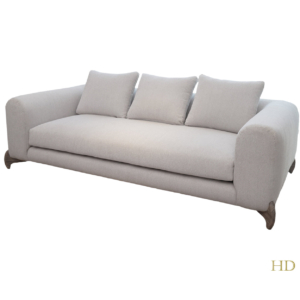 Home Decor Sofa 3S Capri Denton Cream Side View