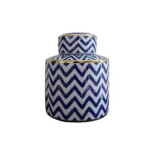 Home Decor Vase & Ceramic Jars Porcelain Design 1(M) Front View