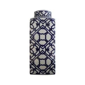 Home Decor Vase & Ceramic Jars Porcelain Design 17 Front View