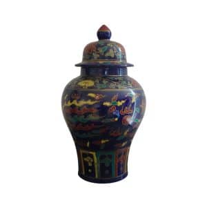 Home Decor Vase & Ceramic Jars Porcelain Design 33 Front View