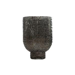 Home Decor Vase & Ceramic Jars FB-E22003A Three Leaf VaseBrown A Front View