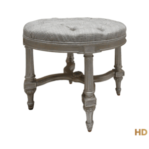 Home Decor Madala Ottoman SR 01-Stone Side View