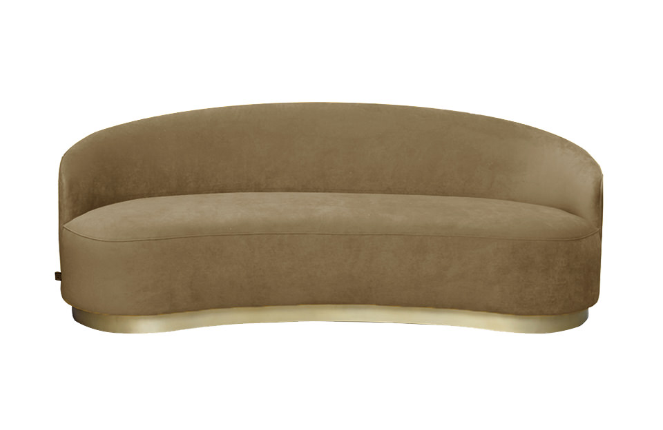 Home Decor Sofa Lille 2.5S 1790 Coffee Front View