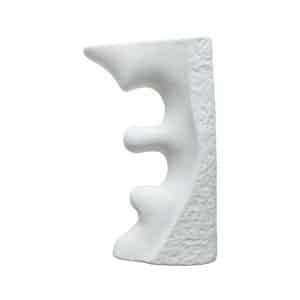 Home Decor Vase & Ceramic Jars FD-D23022A Streamline Cross Vase A Side View