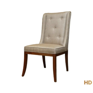 Home Decor Etta Dining Chair STL1647 Jute (Button) Side View