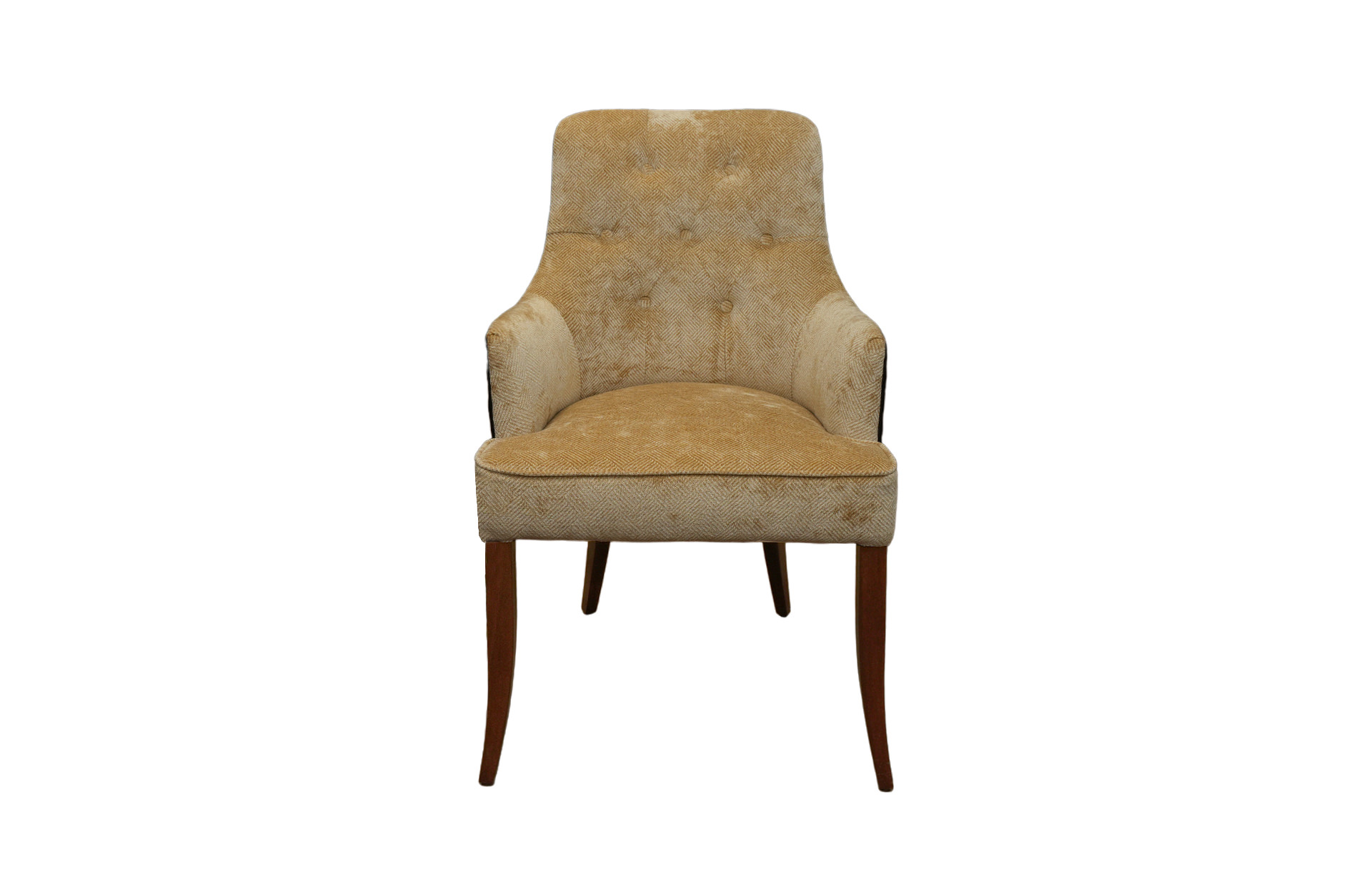 Home Decor Coda Dining Chair HB Cream ( Quilt ) Front View