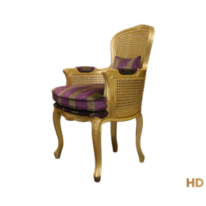 Home Decor De Mailly Chair MVS RG 1B Purple Side View