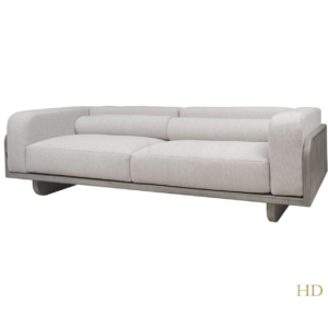 Home Decor Sofa Kalamata 3S Denton Cream Side View